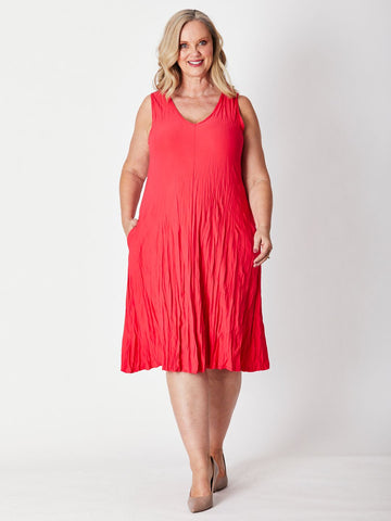 Stella Midi Dress Watermelon 19768 S Cordelia St