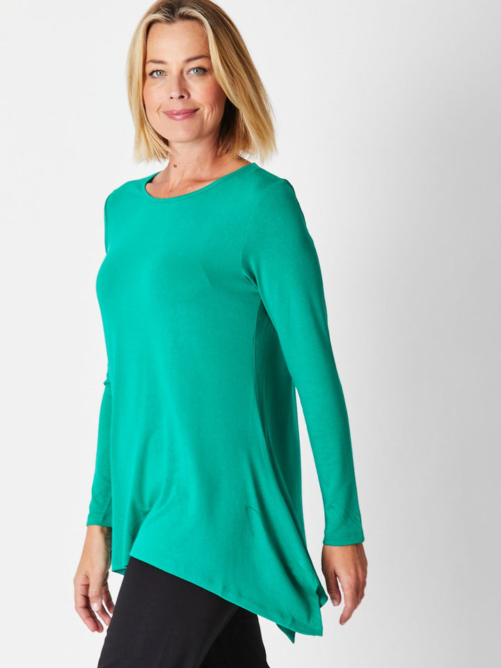 Andrea Winter Warmer Top - Emerald 26791-Sw