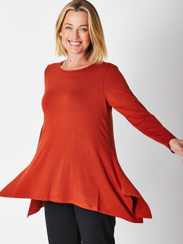 Andrea Winter Warmer Top - Caramel 26791-Sw - New Arrivals