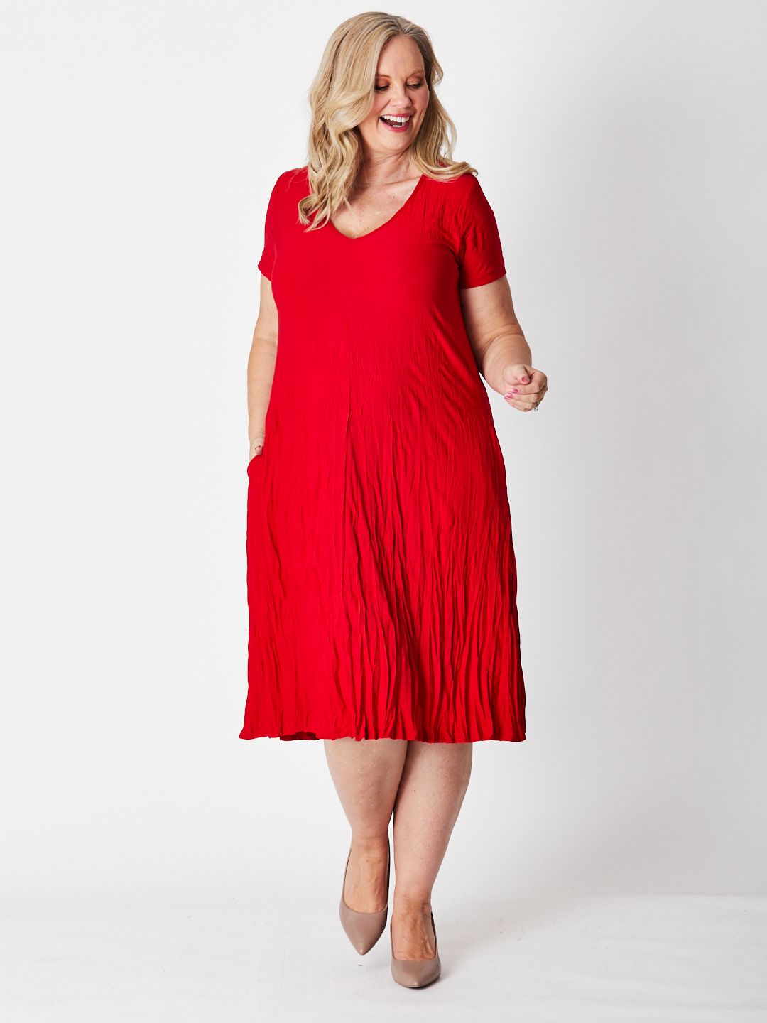 Stella Dress - Red 19767-S