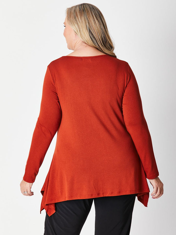 Andrea Winter Warmer Top - Caramel 26791-Sw