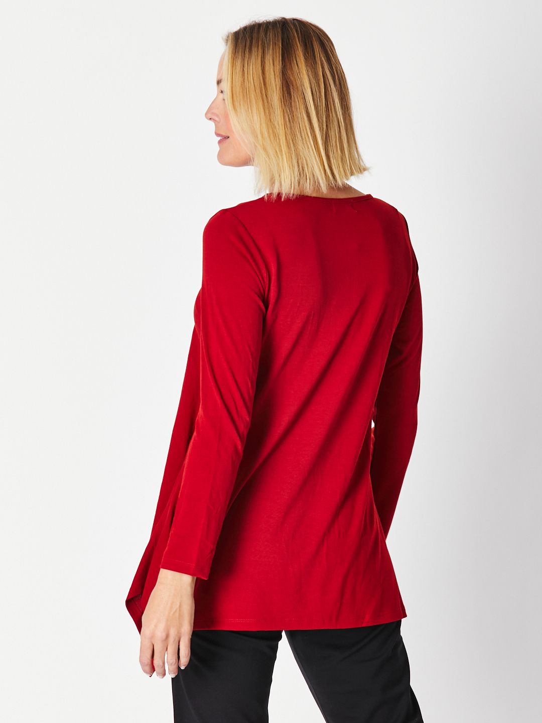 Andrea Winter Warmer Top - BURGUNDY 26791-Sw